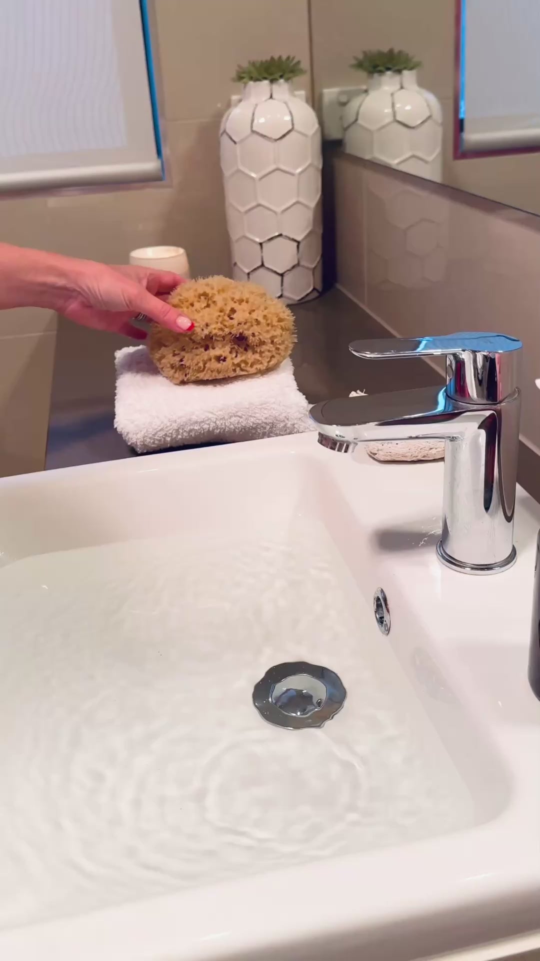 Sea Sponge ASMR dry to wet and rich lather